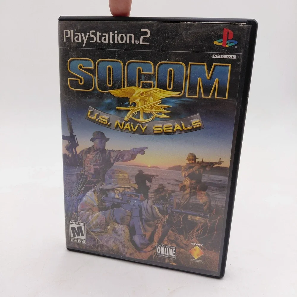 SOCOM US Navy Seals Sony PlayStation 2 PS2 Game Black Label CIB SCUS-97134